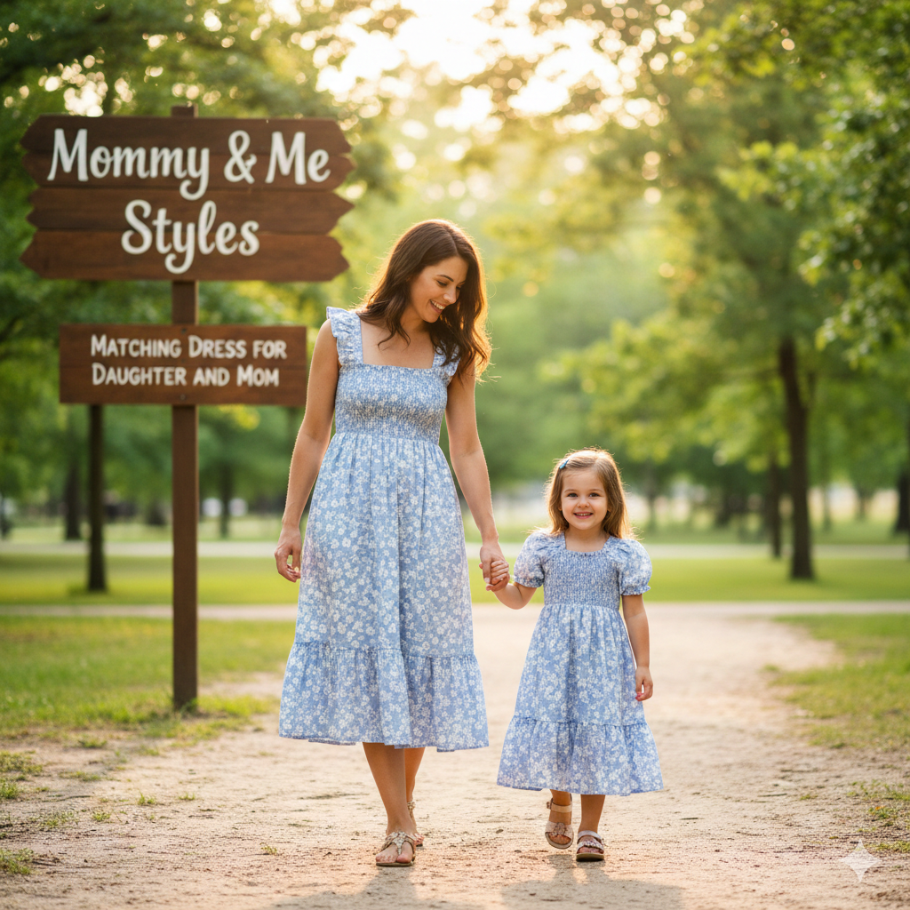 Matching Dress for Daughter and Mom 