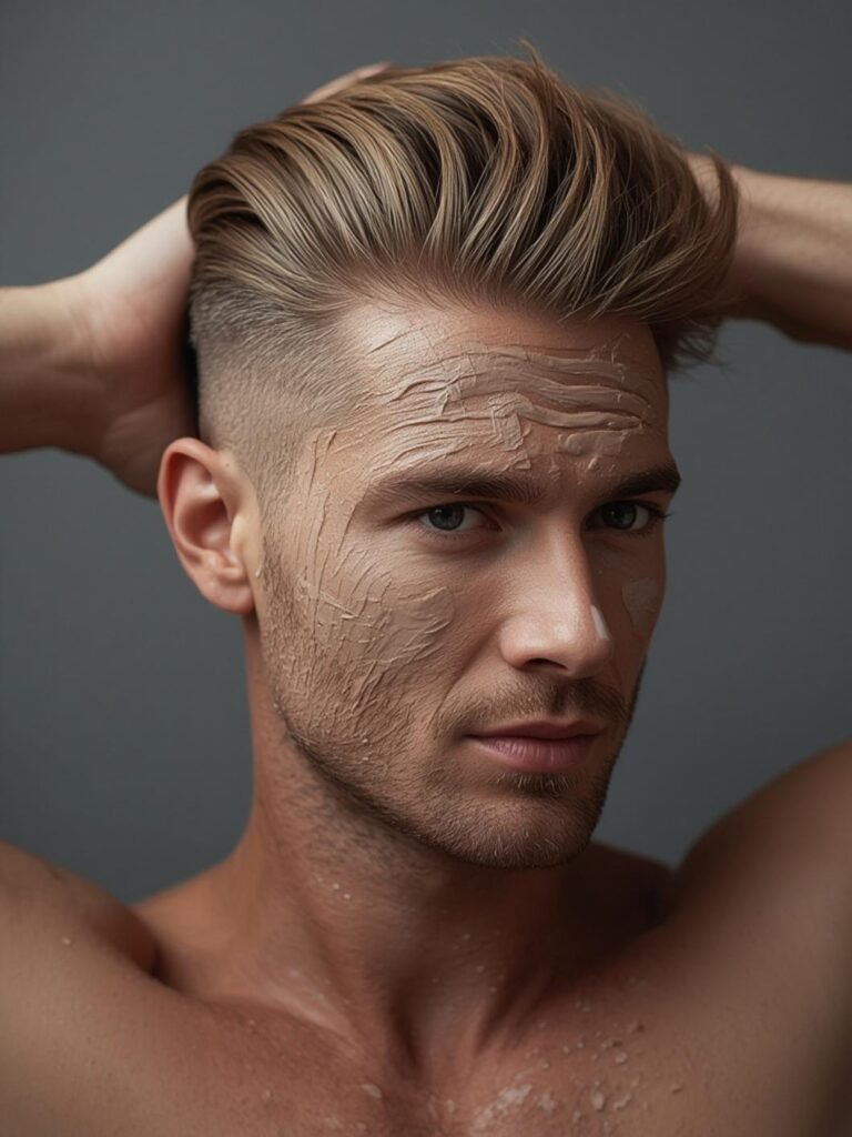 men's hair styling clay