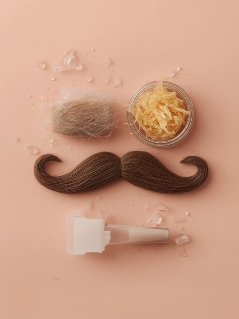 mustache wax kit